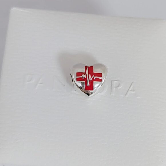 Pandora Nurse Exclusive Charm Bead S925 Sterling Silver with box - Picture 3 of 7